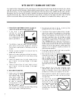 Preview for 8 page of Finn MTS SR Parts And Operator'S Manual