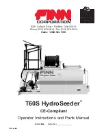 Finn T60S HydroSeeder Operator Instructions And Parts Manual preview