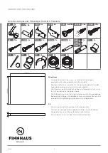 Preview for 4 page of finnhaus 440 400 Technical Data/Assembly Instructions