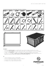 Предварительный просмотр 5 страницы finnhaus 440 700 Technical Data/Assembly Instructions