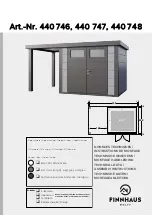 finnhaus 440 746 Technical Data/Assembly Instructions preview