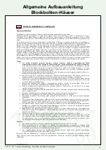 Preview for 13 page of finnhaus Maria 50-A General Installation Instructions