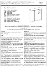 Finori KIEL 1 Assembly Instructions Manual preview