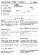 Finori LW90/016 Assembly Instructions Manual предпросмотр