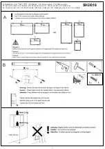 Предварительный просмотр 4 страницы Finori SH2/016 Assembly Instructions Manual