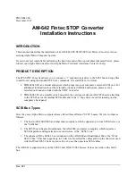 FinTec AM-642 Installation Instructions Manual preview