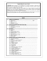 Preview for 2 page of FIORENTINI DELUXE 55-60 Operating Instructions And Maintenance Manual