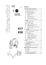 Preview for 13 page of FIORENTINI K17E1I-D Operating Instructions Manual