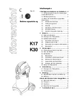 Preview for 34 page of FIORENTINI K17E1I-D Operating Instructions Manual