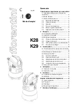 Preview for 23 page of FIORENTINI K28D Operating Instructions Manual