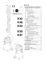 Preview for 2 page of FIORENTINI K42D Instructions For Use Manual