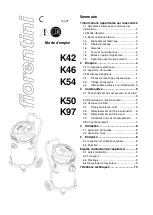 Preview for 22 page of FIORENTINI K42D Instructions For Use Manual