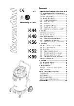 Предварительный просмотр 2 страницы FIORENTINI K44 Original Instructions Manual