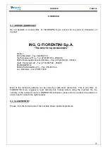 Preview for 37 page of FIORENTINI PINKY 26 User And Maintenance Manual