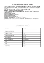 Preview for 7 page of FIORENTINI SL 430 HS Operatinginstructions And Maintenance