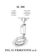 Preview for 1 page of FIORENTINI SL 500 Operatinginstructions And Maintenance