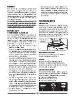 Preview for 36 page of Fiorenzato E71EK Instruction Manual