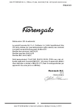 Preview for 9 page of Fiorenzato F63EK Instruction Manual