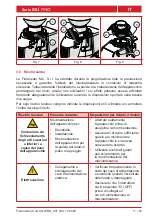 Preview for 17 page of Fiorenzato F64 E XG Manual For Installation, Use And Maintenance