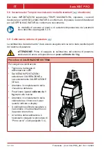 Preview for 32 page of Fiorenzato F64 E XG Manual For Installation, Use And Maintenance