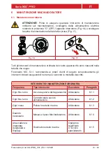 Preview for 33 page of Fiorenzato F64 E XG Manual For Installation, Use And Maintenance