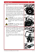 Preview for 35 page of Fiorenzato F64 E XG Manual For Installation, Use And Maintenance