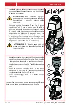 Preview for 36 page of Fiorenzato F64 E XG Manual For Installation, Use And Maintenance