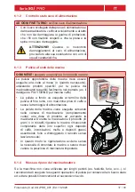 Preview for 37 page of Fiorenzato F64 E XG Manual For Installation, Use And Maintenance