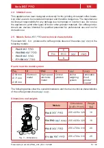 Preview for 53 page of Fiorenzato F64 E XG Manual For Installation, Use And Maintenance