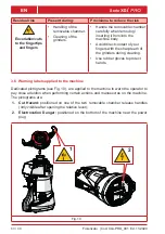 Preview for 60 page of Fiorenzato F64 E XG Manual For Installation, Use And Maintenance