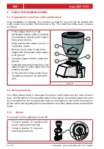 Preview for 64 page of Fiorenzato F64 E XG Manual For Installation, Use And Maintenance