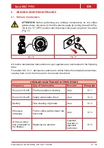 Preview for 75 page of Fiorenzato F64 E XG Manual For Installation, Use And Maintenance