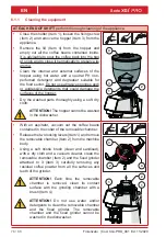 Preview for 76 page of Fiorenzato F64 E XG Manual For Installation, Use And Maintenance