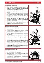 Preview for 81 page of Fiorenzato F64 E XG Manual For Installation, Use And Maintenance