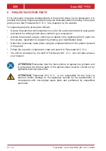 Preview for 84 page of Fiorenzato F64 E XG Manual For Installation, Use And Maintenance