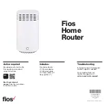 fios Verizon G3100 Quick Start preview