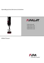 FIPA FIPALIFT Smart Series Operating And Maintenance Instructions Manual предпросмотр