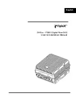 Fiplex DHS Series User & Installation Manual preview