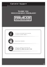 Preview for 16 page of FIRE BLAZE SAPPHIRE FB-SPH40 Owner'S Manual