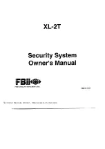 Fire Burglary Instruments XL-2T Owner'S Manual preview