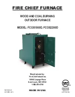 Fire Chief FCOS1800D User Manual preview