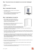 Preview for 3 page of Fire dept GD13 Installation Manual Operating Instructions Warranty