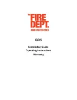 Preview for 1 page of Fire dept GD5 Installation Manual