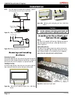 Предварительный просмотр 12 страницы Fire feature L38DF-ST Installation Operation & Maintenance