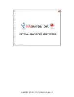 Fire Fighting Enterprises Fireray 100R User Manual preview