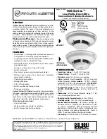 Preview for 1 page of Fire-Lite Alarms 100 Series Quick Start Manual