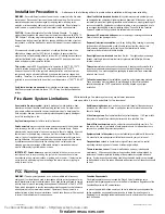 Preview for 2 page of Fire-Lite Alarms CMS-4012 Instruction Manual