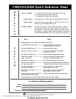 Preview for 32 page of Fire-Lite Alarms CMS-4012 Instruction Manual