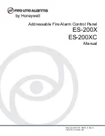 Fire-Lite Alarms ES-200X Manual preview