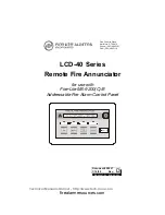 Fire-Lite Alarms LCD-40 Series Manual preview